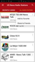 USA News Radio Stations تصوير الشاشة 1