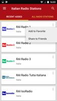 Italian Radio Stations plakat