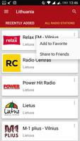 Lithuanian Radio Stations الملصق