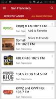 San Francisco Radio Stations Affiche