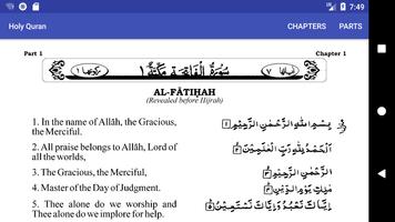 The Holy Quran Arabic/English capture d'écran 2