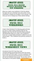 Master Excel poster