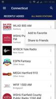 Connecticut Radio Stations اسکرین شاٹ 1