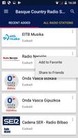Basque Country Radio Stations capture d'écran 1