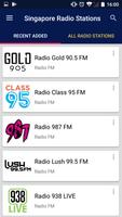 Singapore Radio Stations Affiche