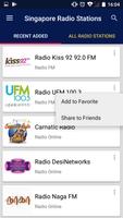 Singapore Radio Stations captura de pantalla 1