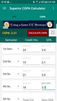 Superior GPA & CGPA Calculator captura de pantalla 2
