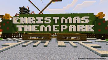 The Christmas Park Minecraft map الملصق