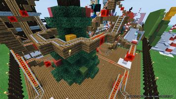 The Christmas Park Minecraft map تصوير الشاشة 2