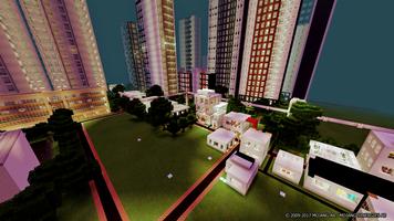 Korea Anju City MCPE map تصوير الشاشة 1
