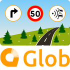 Glob - GPS, Kaarten, Verkeer & Snelheidslimiet-icoon