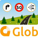 Glob - GPS, Traffic, Radar & Speed Limits أيقونة