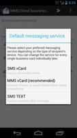 bizCard Manager FREE/MMS vCard syot layar 1