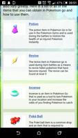 Guide For Pokemon Go تصوير الشاشة 1