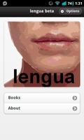 lengua language learning Affiche