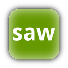 Sawtooth wave oscillator icon