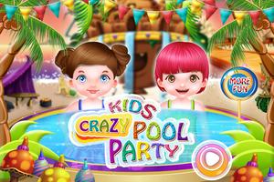 Crazy Kids Pool Party Affiche
