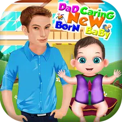 Dad Caring Newborn Baby Games APK download