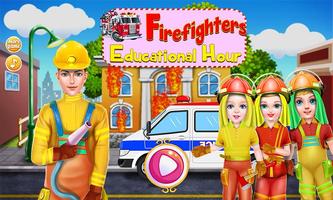 教育時間の消防士ゲーム ポスター