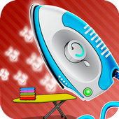 Ironing dresses girls games ไอคอน