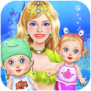 Mermaid Twins Baby Care APK