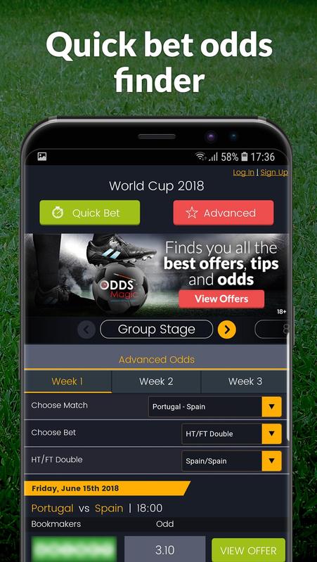 World Cup Odds Magic 2018 for Android - APK Download