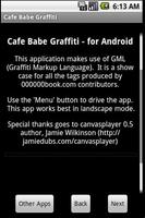 Cafe Babe Graffiti Viewer poster