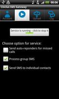 Cinclus SMS Gateway تصوير الشاشة 2