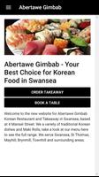 Abertawe Gimbab Restaurant & Takeaway in Swansea Affiche