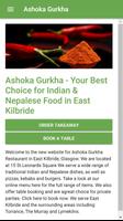 Ashoka Gurkha Indian Restaurant in East Kilbride capture d'écran 1
