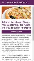 Belmont Kebab and Pizza Takeaway in Aberdeen Affiche