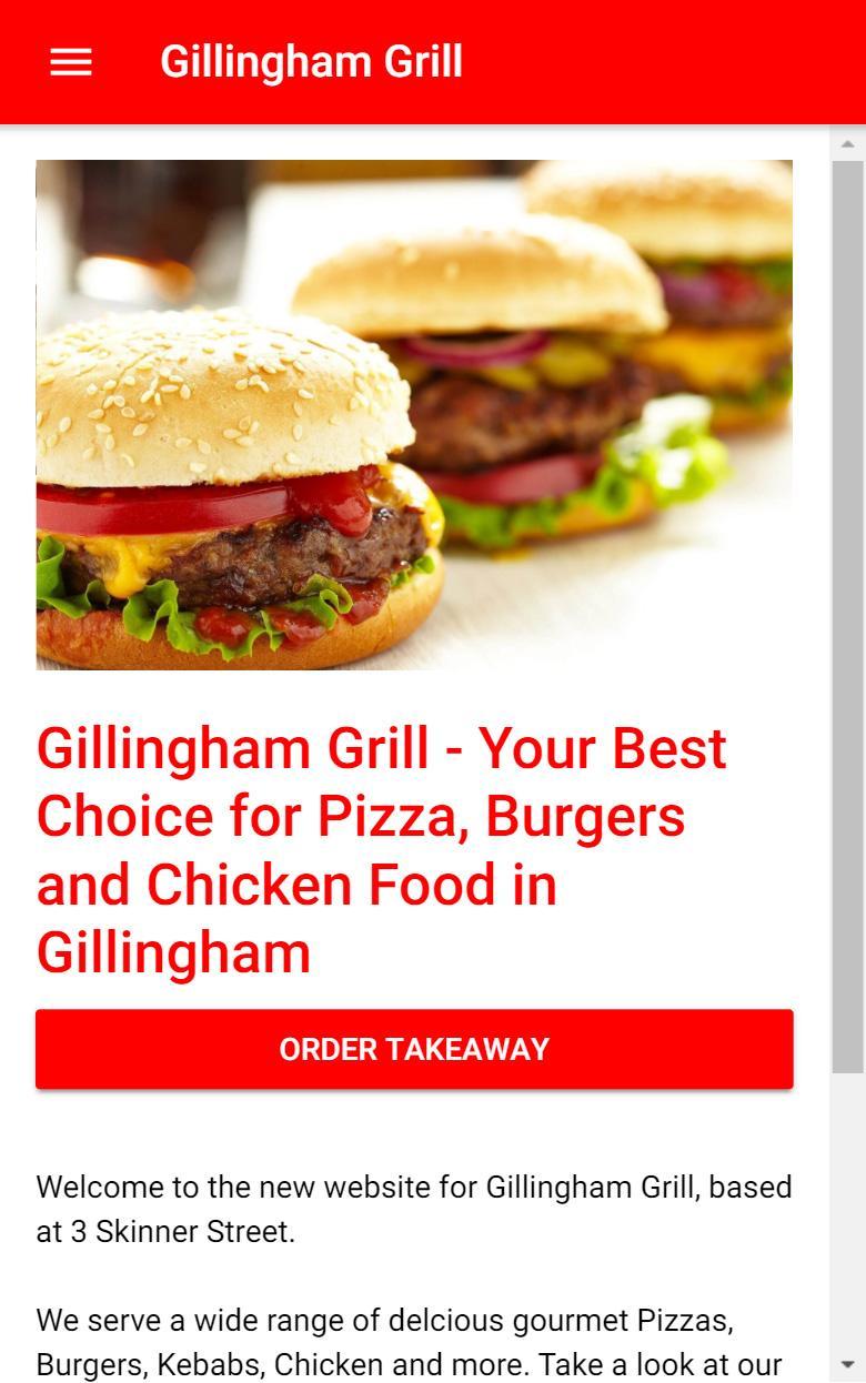 Gillingham Grill Pizza & Burger Takeaway for Android - APK Download