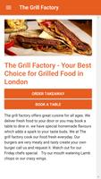 The Grill Factory Restaurant & Takeaway in London Affiche
