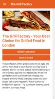 The Grill Factory Restaurant & Takeaway in London постер