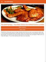 The Grill Factory Restaurant & Takeaway in London تصوير الشاشة 1