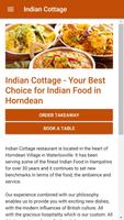 Indian Cottage Restaurant & Takeaway in Horndean ảnh chụp màn hình 1