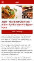 Jaan Indian Takeaway in Weston-Super-Mare ポスター