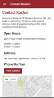 Kasturi Indian Restaurant in Leytonstone poster