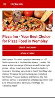 Pizza Inn Restaurant & Takeaway in Wembley Affiche