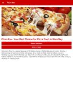 برنامه‌نما Pizza Inn Restaurant & Takeaway in Wembley عکس از صفحه