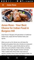 Asian Rose Indian Restaurant & Takeaway โปสเตอร์