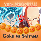 ikon Video Dragon Ball: Son Goku vs Saitama