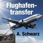 Flughafentransfer Schwarz icône