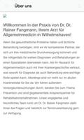 Dr. med. dent. Rainer Fangmann screenshot 1