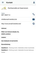 Rechtsanwälte am Kaserneneck Screenshot 2