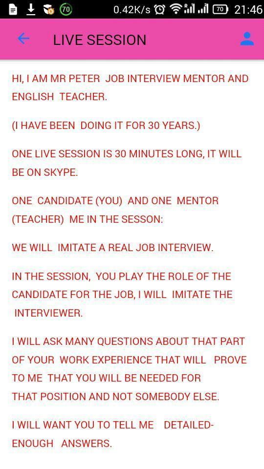 JOB INTERVIEW LIVE MENTOR for Android - APK Download