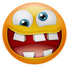 Run Emoji jungle: 3D Flashy Space Road Survival أيقونة