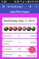 SA 6/49 Lotto Screenshot 3