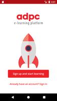 ADPC E-learning platform Plakat