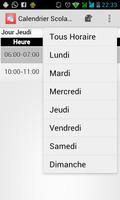 Français Calendrier Scolaire screenshot 1